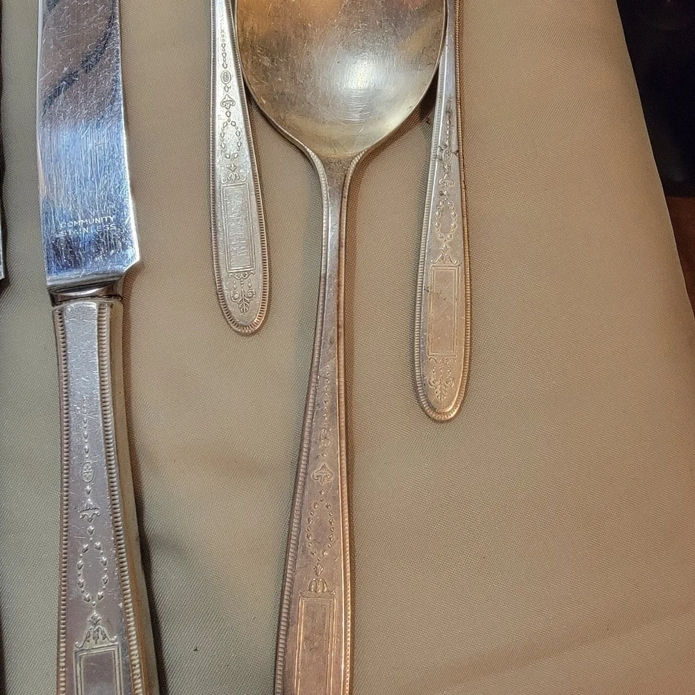 Oneida stainless 1921 knifes and spoons